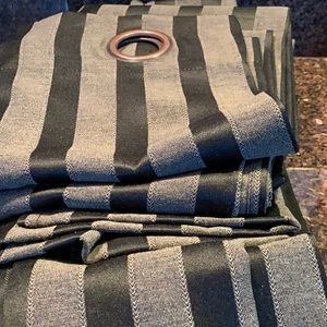 Set of two panels - grommet style curtains